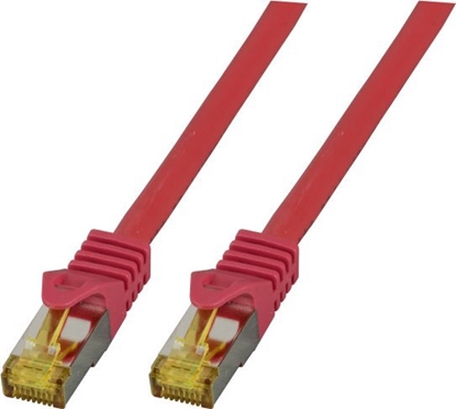 Attēls no EFB EFB Patchkabel Cat6a S/FTP LSZH mit Cat7 Rohkabel 30m ROT 10 Gigabit Ethernet 600MHz 4x2xAWG26/7 Flammwidrig Raucharm