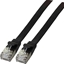Picture of EFB EFB RJ45 Flachpatchkabel Cat.6A U/FTP PVC schwarz 0,15m