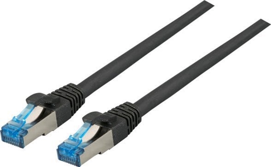 Picture of EFB RJ45 Patch Cable S/FTP, Cat.6A,Cat.7 RohCable TPE superflex, 3m, black (K5525FSW.3)