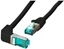 Picture of EFB RJ45 Patchkabel S/FTP Cat.6A LSZH einseitig 90 Grad gewinkelt 5m schwarz