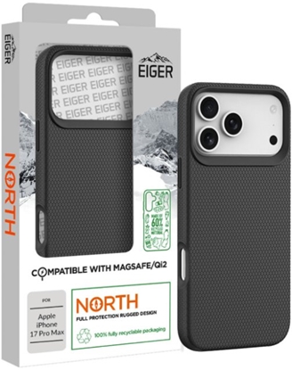 Изображение Eiger North Case MagSafe GRS iPhone 17 Pro Max schwarz