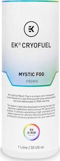 Picture of EK Water Blocks EKWB CryoFuel Mystic Fog Premix 1000ml - 3831109829912