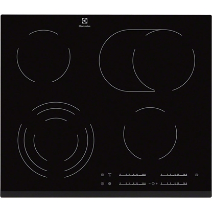 Изображение Electrolux EHF6547FXK hob Black Built-in 4 zone(s)