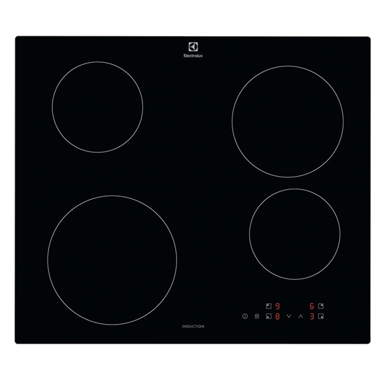 Picture of Electrolux Serie 300 949492519 LIB60420CK Black Built-in 59 cm Zone induction hob 4 zone(s)