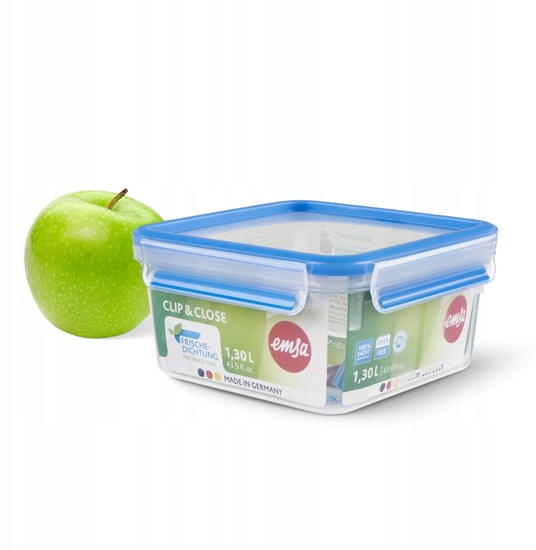 Изображение EMSA Clip&Close Food Storage Box 1,3 L square