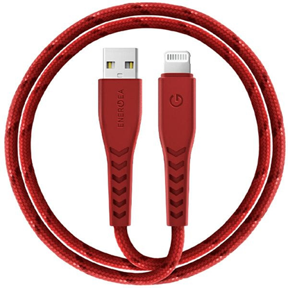 Picture of Kabel USB Energea USB-A - Lightning 1.5 m Czerwony (CBL-NF-RED150)