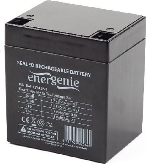 Picture of EnerGenie Rechargeable battery 12 V 4.5 AH for UPS