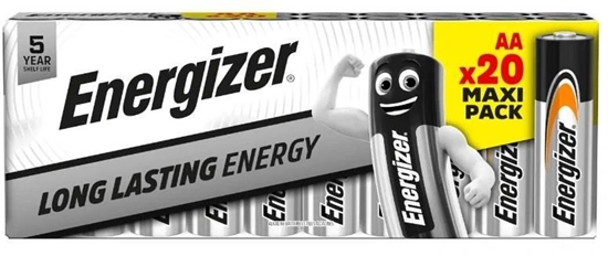 Изображение Energizer LR6/20 Everyday AA family 20pack Alkalické