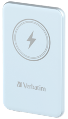 Изображение Enerģijas krātuve Verbatim Charge n Go 5000mAh Magnetic Wireless Charge Blue