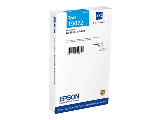 Picture of EPSON 4LB WF-6xxx Ink Cartridge Cyan XXL