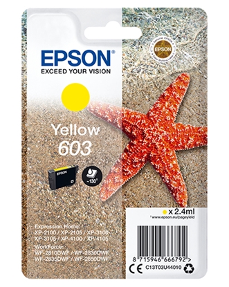 Изображение Epson C13T03U44020 ink cartridge 1 pc(s) Original Standard Yield Yellow
