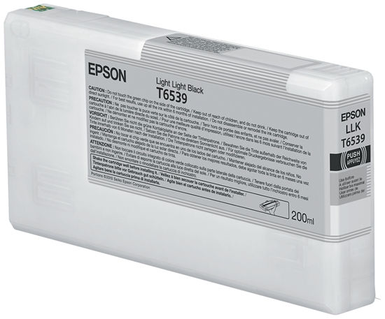 Picture of Epson ink cartridge light light black   T 653 200 ml      T 6539