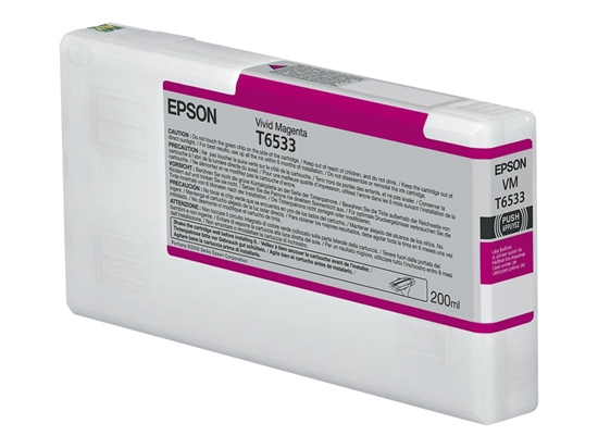 Picture of Epson ink cartridge vivid magenta T 653 200 ml      T 6533