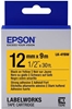 Picture of Epson Label Cartridge Strong Adhesive LK-4YBW Black/Yellow 12mm (9m)
