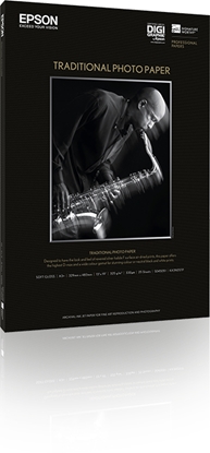 Изображение Epson Traditional Photo Paper silk matte, A3+ 25 Sheet, 330g