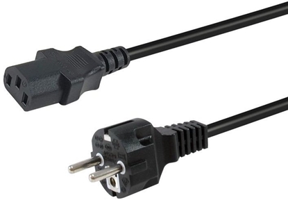 Picture of Equip 112110 elektrības kabelis Melns 1,8 m CEE7/7 IEC C13