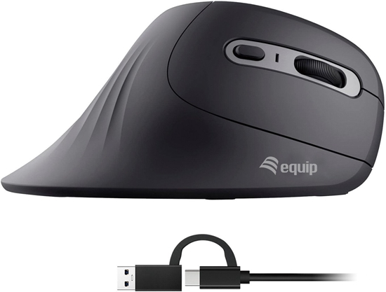 Picture of Equip 245119 pele Universāls Labā roka USB Type-A + USB Type-C Optisks 7200 DPI