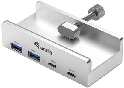 Attēls no Equip USB-Hub 4-Port 3.2/C->2xUSB-C 2xUSB-A  5Gpbs