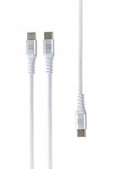 Picture of ER Power Inteligent Cable Extender - kabel USB-C / 2 x USB-C 100W 1,5m biay - Gwarancja bezpieczestwa. Proste raty. Bezpatna wysyka od 170 z.
