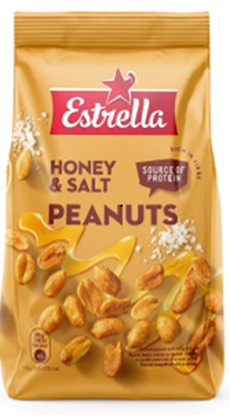 Picture of ESTRELLA Grauzdēti zemesrieksti ar medu un sāli 240 g