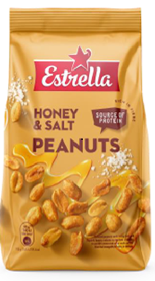 Picture of ESTRELLA Grauzdēti zemesrieksti ar medu un sāli 240 g