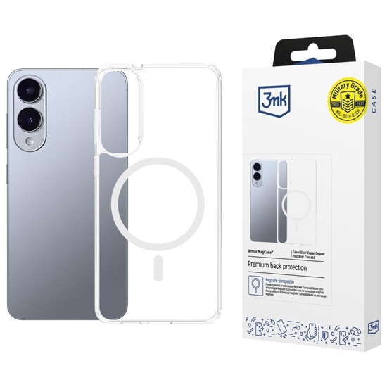 Изображение Etui Armor MagCase do Samsung S25 Edge MagSafe przezroczyste 