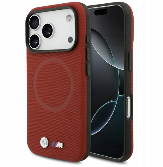 Picture of Etui BMW M FW Metal Logo MagSafe do      iPhone 17 Pro czerwony