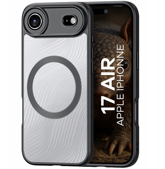 Изображение Etui Dux Ducis Aimo Mag z piercieniem magnetycznym na iPhone 17 Air  czarne