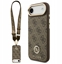 Attēls no Etui Guess 4G Strass Logo & Big Strap Metal Buttons MagSafe do Apple iPhone Air brzowy