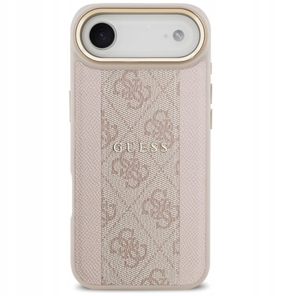 Attēls no Guess Etui 4G Stripe MagSafe do iPhone Air róowy