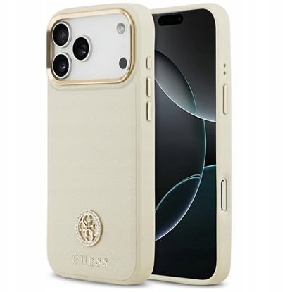 Изображение Case Guess Grained Strass Logo MagSafe for iPhone 
