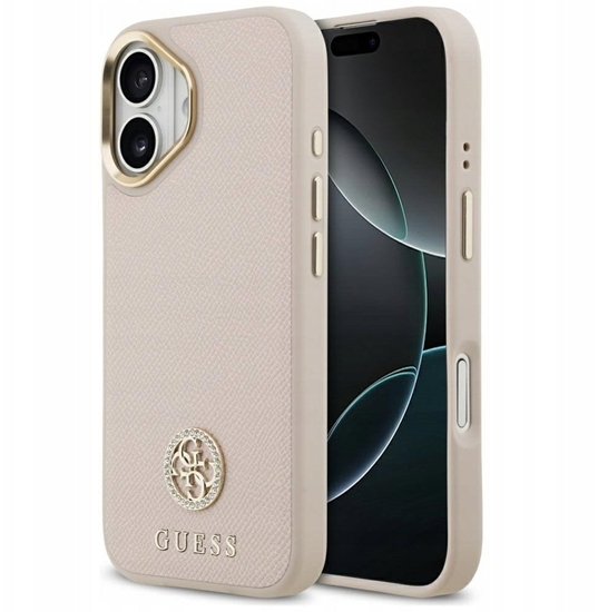 Изображение Case Guess Grained Strass Logo MagSafe for iPhone 