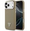 Picture of Etui Guess Grained Triangle Logo MagSafe do iPhone 17 Pro brzowy