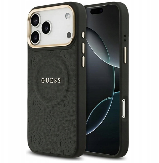 Picture of Case Guess Peony Hot Stamp MagSafe for iPhone 17 P