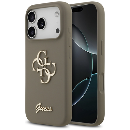 Picture of Guess Silicone Big 4G Script Case for iPhone 17 Pr