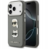 Picture of Etui Karl Lagerfeld FW Grained Karl & Choupette Heads Pins & Logo do iPhone 17 Pro szary