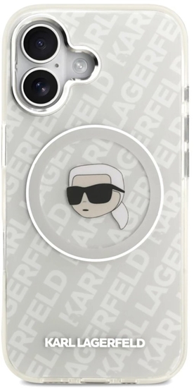 Picture of Etui Karl Lagerfeld IML Karl Head Logo MagSafe do iPhone 17 szary