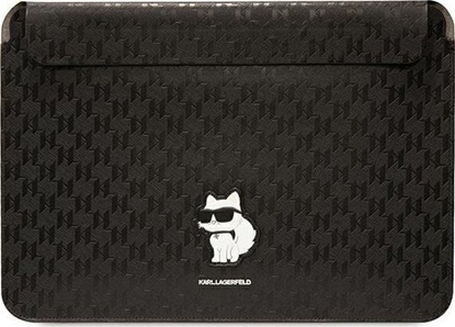 Attēls no Etui Karl Lagerfeld Karl Lagerfeld Sleeve KLCS14SAKHPCK 14" czarny/black Saffiano Monogram Choupette