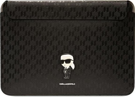 Picture of Etui Karl Lagerfeld Karl Lagerfeld Sleeve KLCS14SAKHPKK 14" czarny/black Saffiano Monogram Ikonik