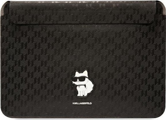 Picture of Etui Karl Lagerfeld Karl Lagerfeld Sleeve KLCS16SAKHPCK 16" czarny/black Saffiano Monogram Choupette
