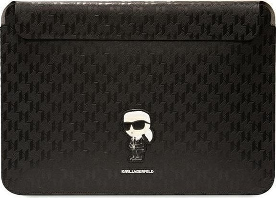 Picture of Etui Karl Lagerfeld Karl Lagerfeld Sleeve KLCS16SAKHPKK 16" czarny/black Saffiano Monogram Ikonik