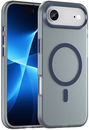 Attēls no Etui Magnetic Abrasive na iPhone 17 Air kompatybilne z MagSafe - matowe niebieskie