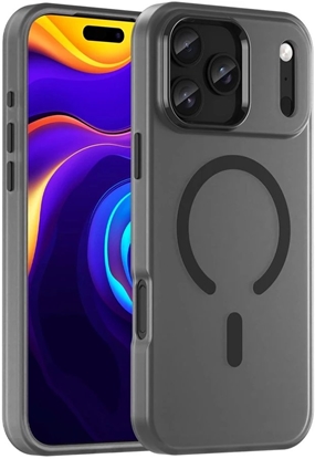 Attēls no Etui Magnetic Abrasive na iPhone 17 Pro Max kompatybilne z MagSafe - matowe czarne