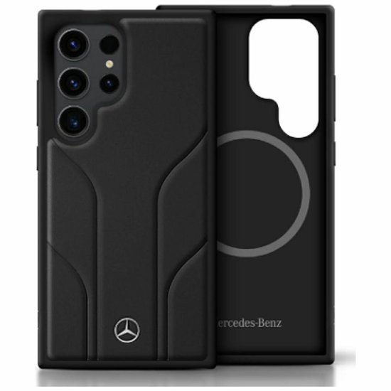 Picture of Etui Mercedes Leather Debossed Lines      MagSafe 