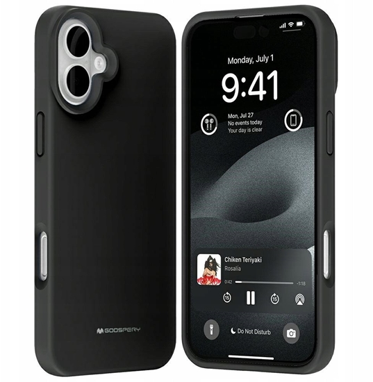 Picture of Etui Mercury Pure MagSafe Silicone do Apple iPhone 16 Plus czarny