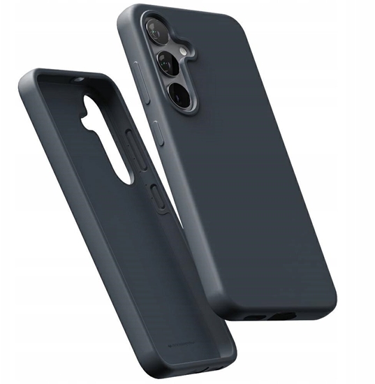 Picture of Etui Mercury Pure MagSafe Silicone do Samsung Galaxy S25+ Plus granatowy