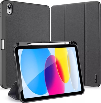 Attēls no Etui na tablet Dux Ducis Dux Ducis Domo etui iPad 10.9'' 2022 (10 gen.) pokrowiec smart cover podstawka czarne