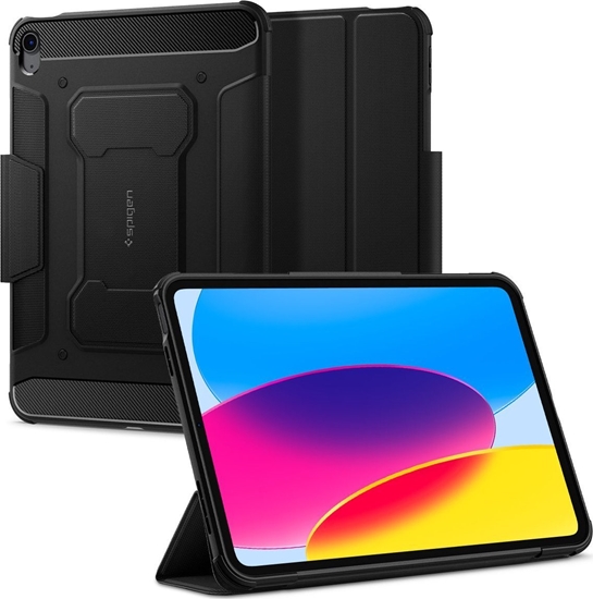 Picture of Etui na tablet Spigen Spigen Rugged Armor Pro, black - iPad 10.9" 2022