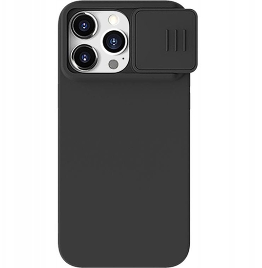 Picture of Etui Nillkin CamShield Silky Silicone Case Apple iPhone 15 Pro czarne