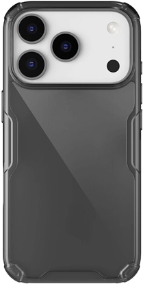 Attēls no Etui Nillkin Nature TPU Pro na iPhone 17 Pro - póprzezroczyste-czarne